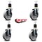 Service Caster 5'' Semi Steel Wheel Swivel 1-7/8'' Expanding Stem Caster Set, 4PK SCC-EX20S514-SSS-178-4 - alternate 3